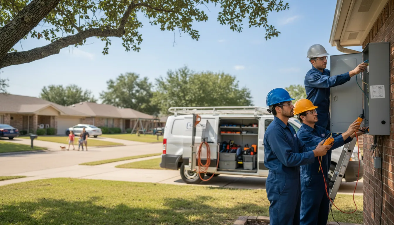 Certified electrician providing emergency electrical services in Barrett, MN